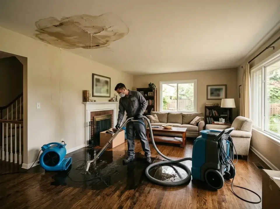 attic-pipe-burst-ceiling-drip-008 — frequently asked questions, Water Damage Restoration & Carpet Care in Marshall, MN